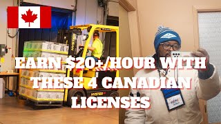 4 Canadian Licenses That Earned Me Over $20/Hour – You Won’t Believe #3