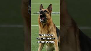 Is it possible to teach my adopted adult German shepherd to be a guard dog? #gsd #short