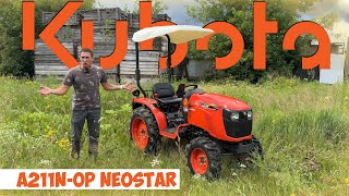 Новый!!! Японский Минитрактор Kubota A211N-OP NeoStar 21 л.с. с ПСМ и оплаченным утиль сбором...