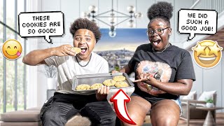 BAKING W/ TAMARION: EP. 1 😍🍽️ | VIRAL S’MORES COOKIES 🍪 | Taylor Ayani