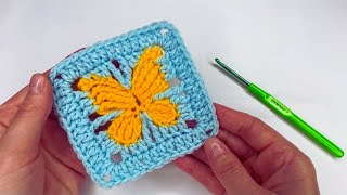 Step-by-Step: Learn to Crochet the Stunning, Butterfly Granny Square