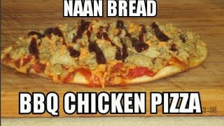 BBQ Chicken Pizza On Naan Bread