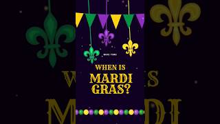 When is Mardi Gras? #shorts #shortquiz #party #neworleans