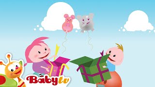 Playground Special | Train, Surprise Box, Dominoes Falling | Cartoons  @BabyTV