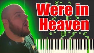 Were in Heaven but it's MIDI (Auditory Illusion) | Were in Heaven Piano sound