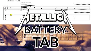 [TAB] Metallica - Battery 악보