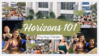 Playing Pinoy Henyo and Charades | Horizons 101 Condo Staycation | Cebu Philippines