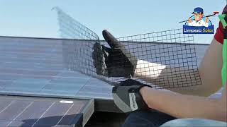 Tela para proteção de painel solar | Como Instalar Tela de Proteção para Placa Solar? #limpasolar