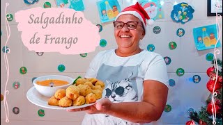 SALGADINHO DE FRANGO COM BATATA RÁPIDO E FÁCIL