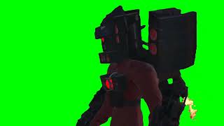 Titan speakerman attack green screen | titan speakerman green screen | skibidi toilet green screen