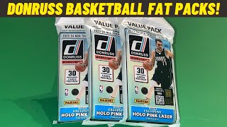 2023-24 Panini Donruss Basketball Fat Pack Opening Review! Wemby Hunt! New Retail Sports Cards Value