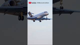 BOMBARDIER Global Express LANDING at LARNACA Airport