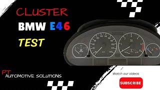 BMW E46 Cluster Test