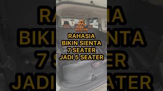 RAHASIA BIKIN SIENTA JADI 5 SEATER #sienta #mobilbekas #mobilmurah