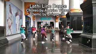 Lathi Line Dance | Choreo by Andrico Yusran | Demo by Unique-IC