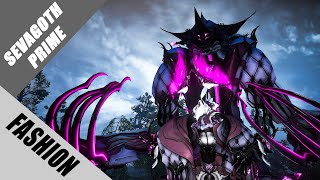 Warframe | Fashion Frame | Sevagoth Prime : Shrouded Phantom