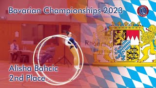 Donarta Sejdija Bavarian Championships 2023 in Gymwheel Age Group 15 16 7th Place