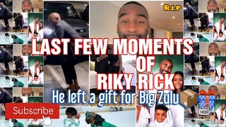 Riky Rick's Last Touching Moments 😔😔, Big Zulu's Gift🎁. Rest In Peace Man🕊️🕊️