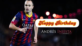 Iniesta birthday whatsapp status