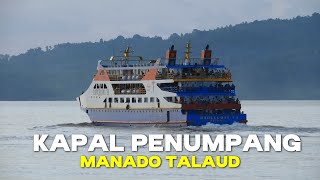 Keberangkatan Kapal Penumpang KM Barcelona 5 dari Pelabuhan Manado