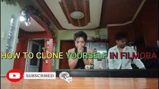 HOW TO CLONE YOURSELF USING FILMORA9//BEMACK PSY