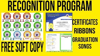 Recognition Template /Ribbons/ Certificates