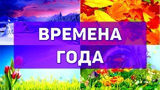 ВРЕМЕНА ГОДА для ДЕТЕЙ / Учим МЕСЯЦЫ года /  Развивающие видео для детей