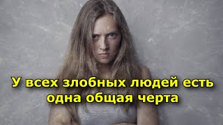 У всех злобных людей есть одна общая черта