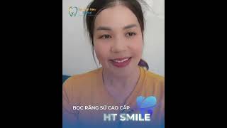 Chị Hồng bọc răng sứ thẫm mỹ tại Nha khoa sài gòn new dental .