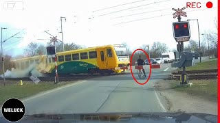 400 Shocking Train Moments Of Luckiest People Caught On Camera