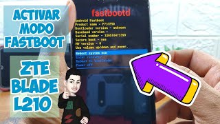 Como Activar El Modo Fastboot En Un Zte Blade L210/Android 10 Go