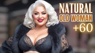 Natural Older Women OVER 60💄 Fashion Tips Review Part 199