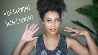 HAIR & SKIN UPDATE: I USED COLLAGEN FOR 30 DAYS | CALICURLS