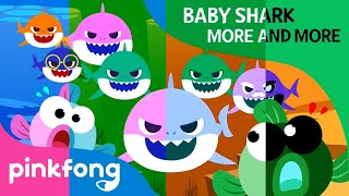 Baby Shark and More and More Fun Satisfying Effects | Baby Shark Different Versions | Pinkfong