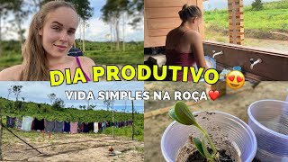 NOSSA REALIDADE MORANDO NA ROÇA 🌱👩🏼‍🌾 Limpeza e organização 🫧