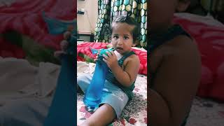 fun video of a baby ..trying to drink water like Maama..#youtube #trending #1yearold #india