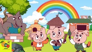 Three Little Pigs, Nursery Rhymes, Kids Song, kindergarten song, Preschoollearning