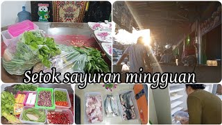 Belanja setok Mingguan || Hemat 160 Ribu || Food preparation