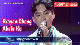 Brayan Chong - Akala Ko | Idol Philippines Season 2 | August 27, 2022