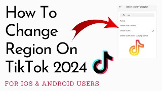 How To Change TikTok Region  ||  How To Change Region On TikTok Account 2024