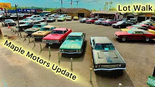 Classic American Hotrods Inventory Maple Motors Update 9/23/24 Muscle Cars USA Rides Walk For Sale