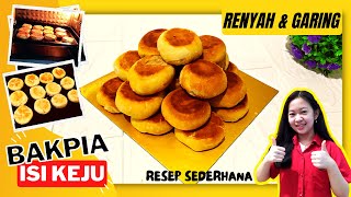 RESEP BAKPIA RENYAH ISI KEJU HASILNYA JADI BANYAK!!!