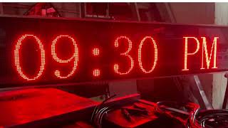 LED factory clocks