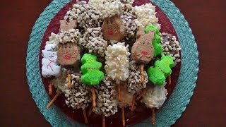 SassEsnacks ASMR: Christmas | Festive | Holiday Peeps in Chocolate & Krispies + Eating Sounds