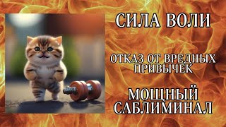 🔥СИЛА ВОЛИ | ОТКАЗ ОТ ВРЕДНЫХ ПРИВЫЧЕК | Саблиминал | Бинауральные ритмы