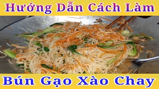 Bún Gạo Xào Chay | Món Ăn Đơn Giản Dễ Làm | Bếp Mẹ Ken Official