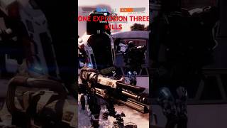 ONE EXPLOSION THREE KILLS