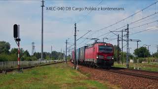 X4EC-040 DB Cargo Polska z kontenerami. (Łuków) [24.07.2020 r.]