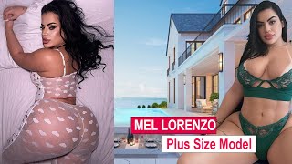 MEL LORENZO Plus-size Model Wiki & Bio || Mel Lorenzo.... Latina Plus Size Model  2024