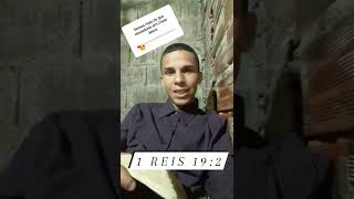 Bíblia - 1 Reis 19:2 #Deus #JesusCristo #EspiritoSanto #jovemcristão #Bíblia #tiktok #Kwai #Gospel